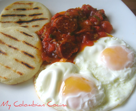 My Colombian Cocina - Huevos Rancheros