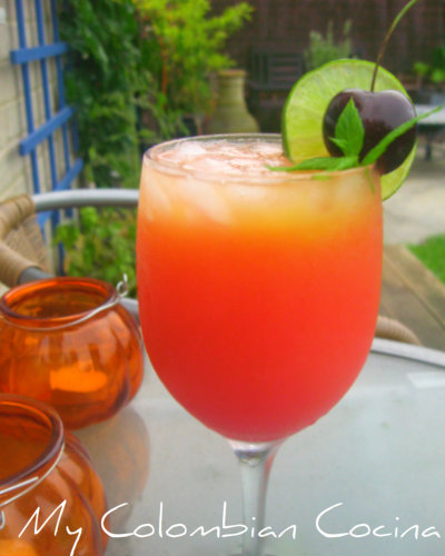 My Colombian Cocina - Cocktail Rum Punch