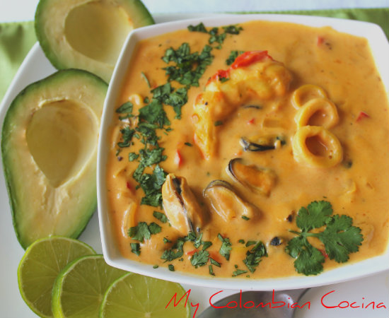 Crema de Camarones (Creamy Shrimp Soup) - My Colombian Recipes