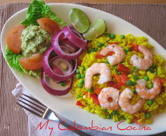 Arroz con Camarones