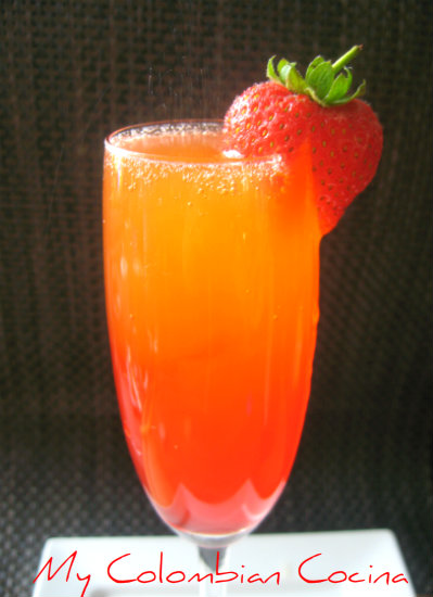 Cocktail Mimosa de Maracuya