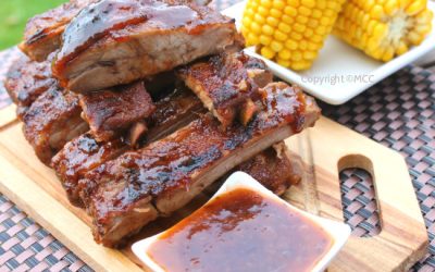 Costillas de Cerdo en Salsa BBQ de Guayaba