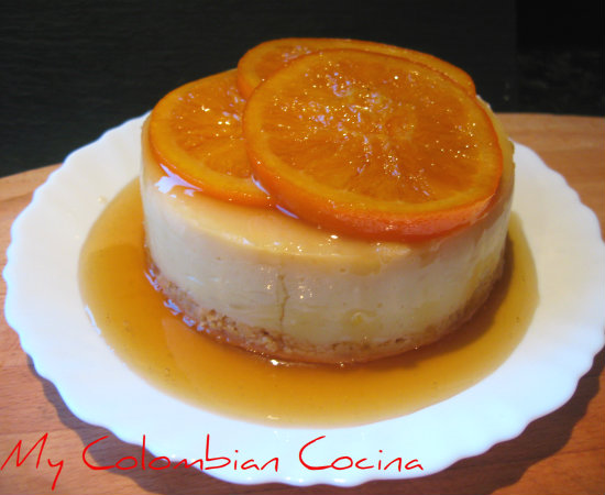 Flan de Naranja