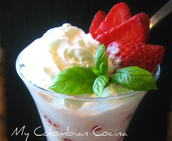 Fresas con Crema