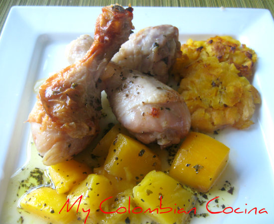 Pollo con Mango