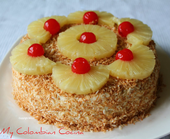 Torta Tres Leches de Piña Colada