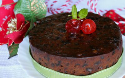 Torta de Navidad con Frutos Secos