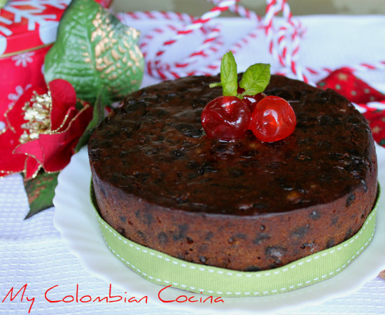 Torta de Navidad con Frutos Secos